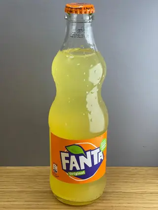 Fanta in vetro 