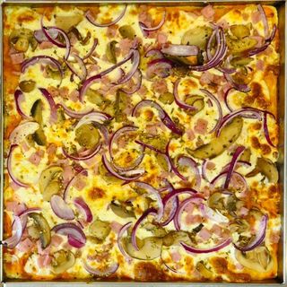 Pizza Carbonara (1 Porción)