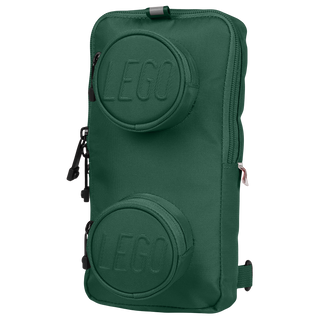 Sling bag LEGO Signature Brick 1x2 - Verde închis - 20207B-0141