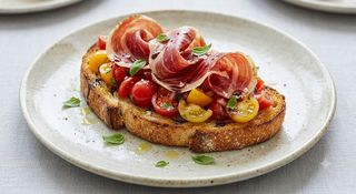 Bruschetta De Tomate Con Jamón Ibérico (1 Ud.)