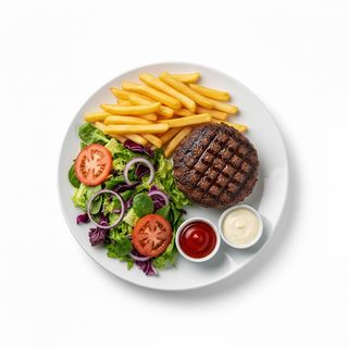 Piatto hamburger