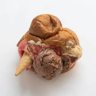 Brioche a con gelato