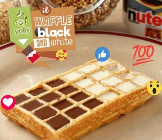 Waffle con pistacchio