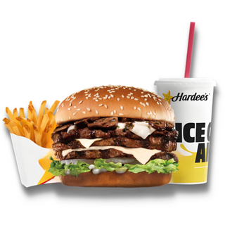 Трипл Портобелло Машрум Бургер Комбо