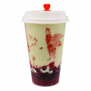 Matcha Fresa Con Tapioca