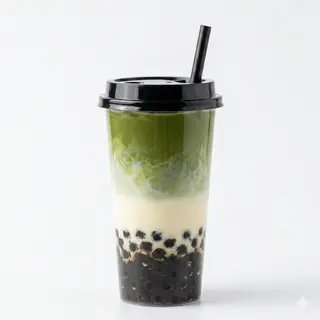 Matcha Con Leche De Coco Y Tapioca