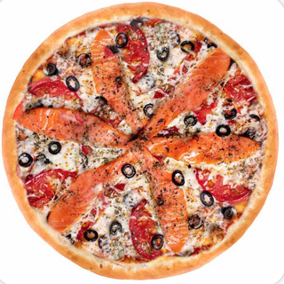 Піца з лососем 