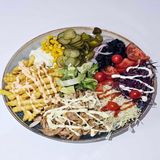 Shaorma de pui la farfurie