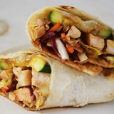 Grilled Chicken and Zucchini Burrito