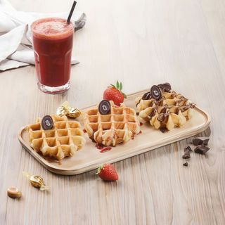 Gofre De Speculoos Y Caramelo