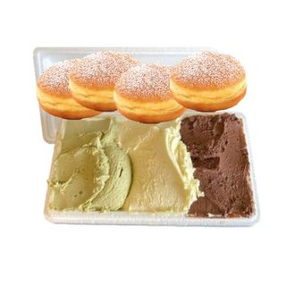 Menù vaschetta 1 Kg. + 4 krapfen vuoti