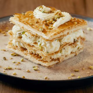 El mejor mil hojas de pistacho