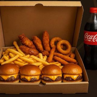 Combo minni smash burger