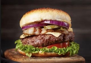 Menú hamburguesa de ternera