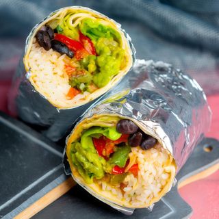 Burrito Vegan Verduras y Guacamole
