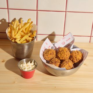 Box Twist & chips polpette vegane home-made XXL 