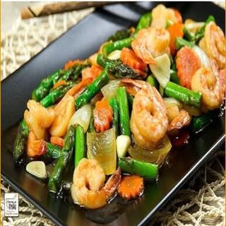 58-Gamba con verdura