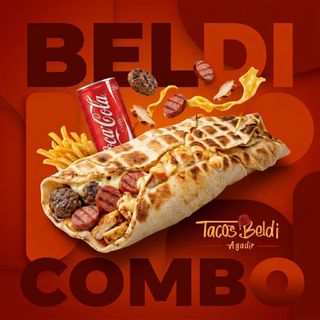 Menu Combo Beldi mixte royal + Soda + Frite