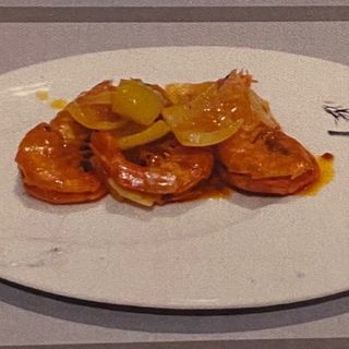 Gamberoni in salsa chili