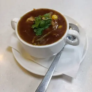Hot & Sour Soup - Large (With Or Without Chicken)