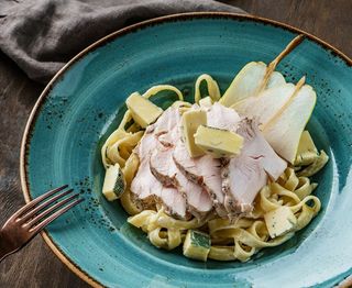 Pasta cu curcan si pere