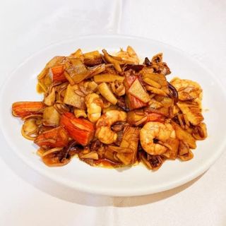 Mariscos variados salteados