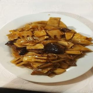 61. Bambú Y Setas Salsa China
