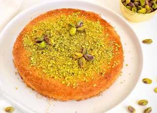 Kunafa à la crème familiale pour 4 personnes