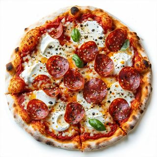 Burrata e salame piccante