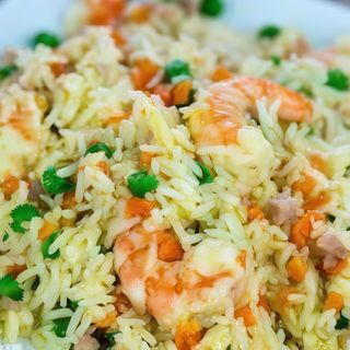 Arroz Frito Con Gambas