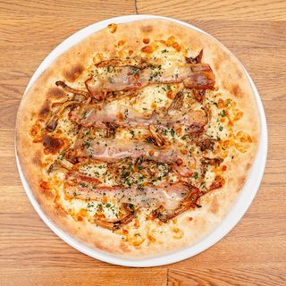 Funghi di ostrica e pancetta