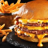 Triple decker burger  400gr