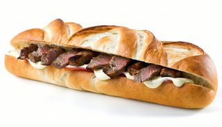 Panino shish kebab di manzo