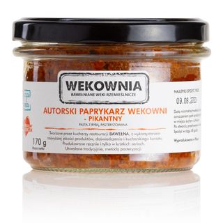 Autorski paprykarz wekowni pikantny 170g