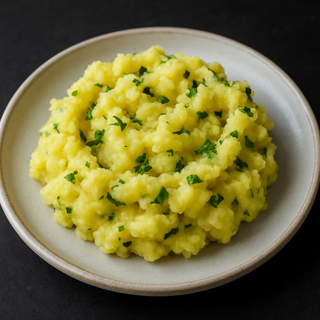 Cartofi zdrobiti cu usturoi si patrunjel 200g