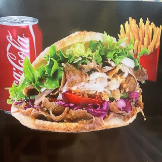 Panino kebab - menù