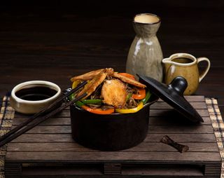  Սոբա հավի մսով