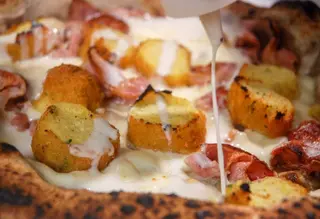 Bacon e fonduta