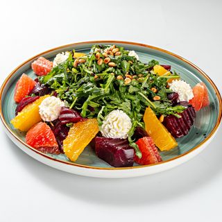 Салат с творожным сыром