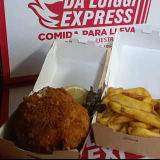 Pechuga pollo rellena jamón y queso