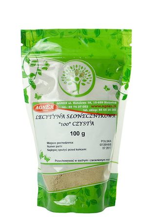 Lecytyna słonecznikowa 100 czysta 100g AGNEX