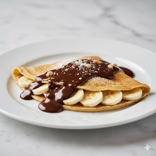 Crepe Con Plátano