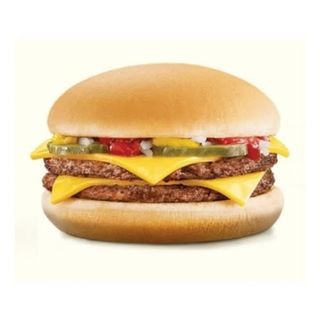 Дабл Чізбургер 100% яловичина (190г)