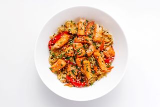 Wok Orez cu somon