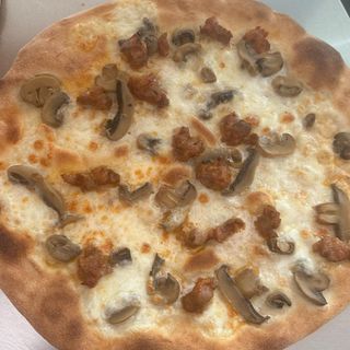 Funghi e salsiccia