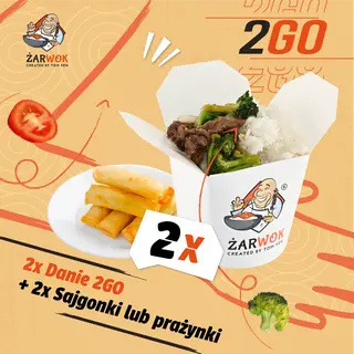 2 x Danie 2Go + 2 x Przekąska