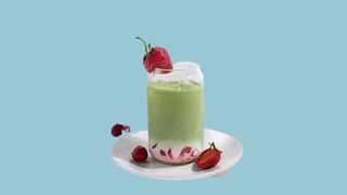 Айс клубничный матча 