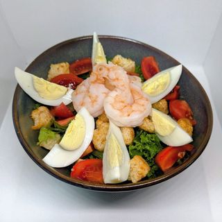 Caesar Salat Shrimp