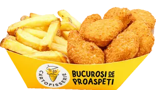 Cartofi cu Nuggets Pui Large