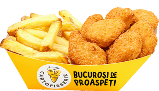 Cartofi cu Nuggets Pui Large